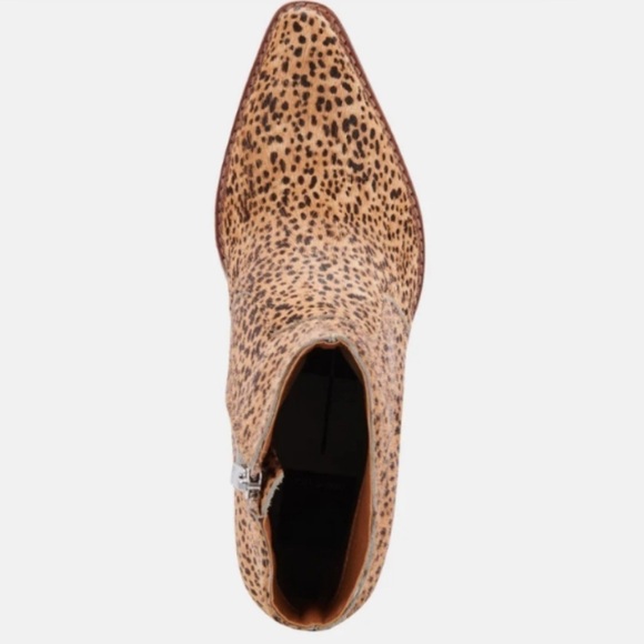 NEW! Dolce Vita Volli Leopard Calf Hair Booties - Size 7 - Picture 7 of 16